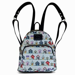Loungefly x Disney Lady & The Tramp Mini Backpack Dog Houses All Over Print